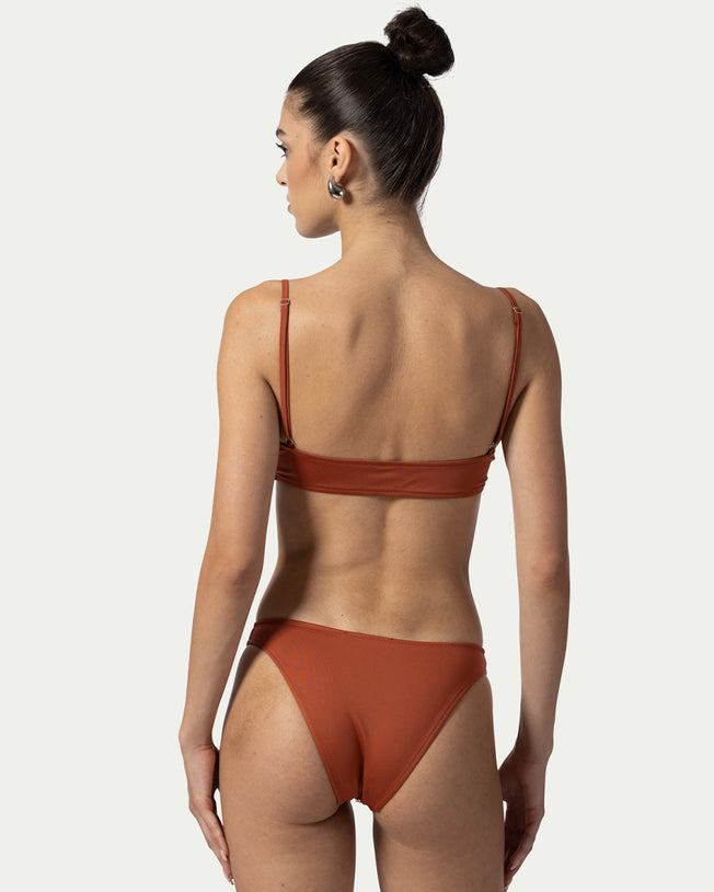 Chiara Crystal Cinnamon Two-Piece Bikini Set