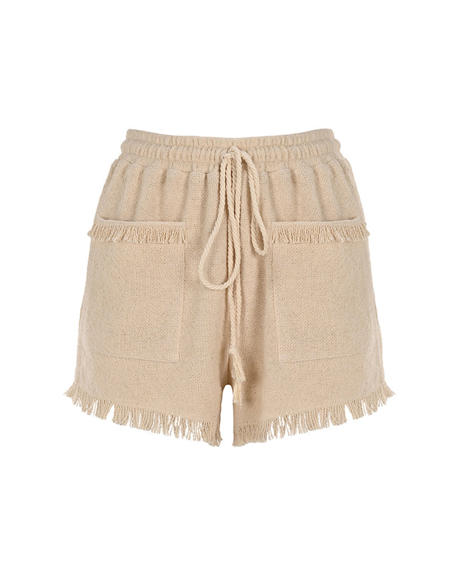 Emilia Jacket and Ella Shorts Set Ecru