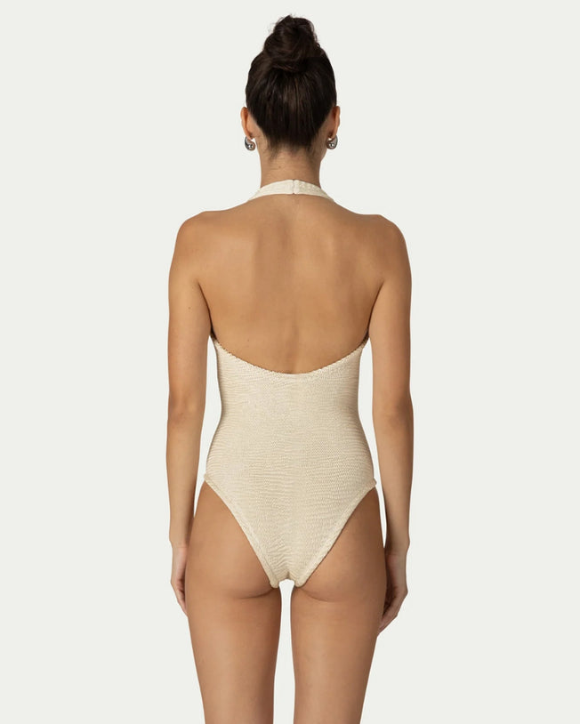 Julia One-Piece Ivory Swimsuit