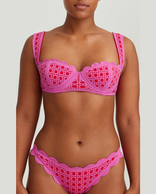 North Top & High Antibes Bottom Laser Cut Set in Orchid Cane