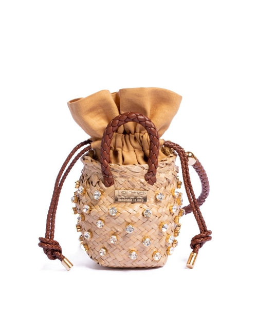 Tiny Cry Leather Cognac Bag - Biscotto Cognac