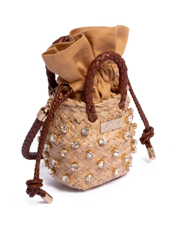 Tiny Cry Leather Cognac Bag - Biscotto Cognac