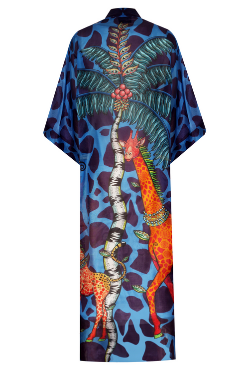 Jilda-Aaliyah Kimono Blue
