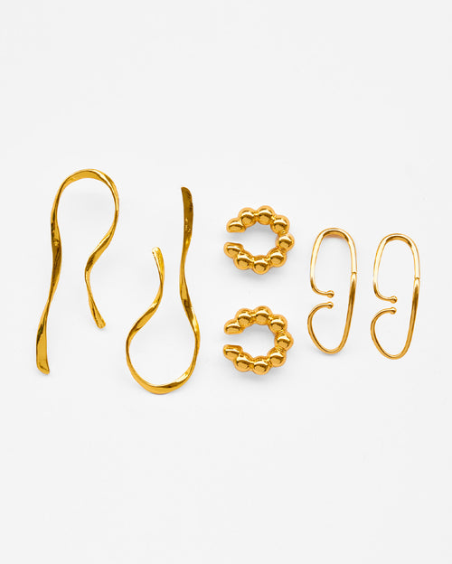 Aetheras Earrings Gold