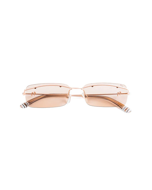 Aguilera Small Tan Rose Gold 001 Sunglasses