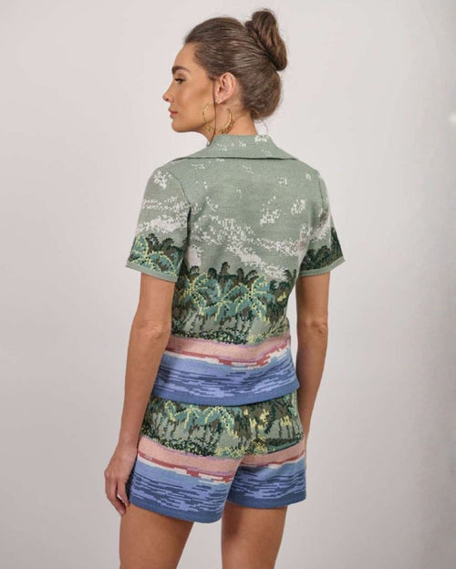 Alice Amelia T-Shirt & Shorts Set - Light Green