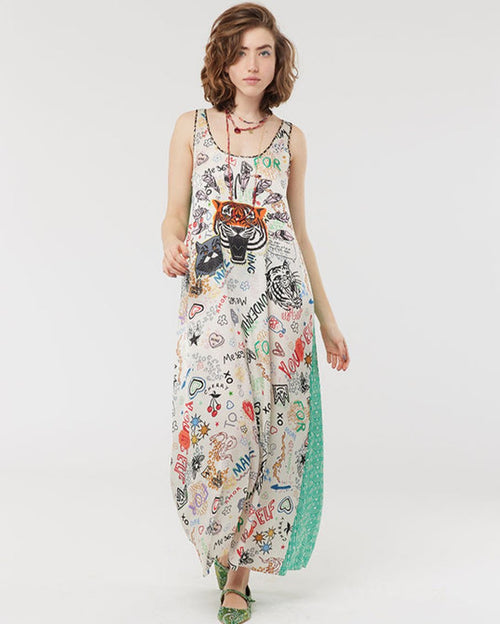 Allison sleeveless dress-grafitti