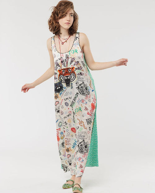 Allison sleeveless dress-grafitti
