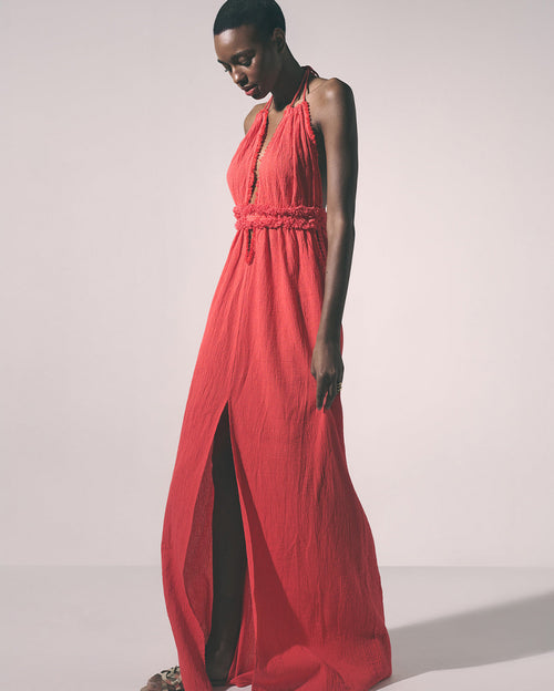 Anais Maxi Dress Coral