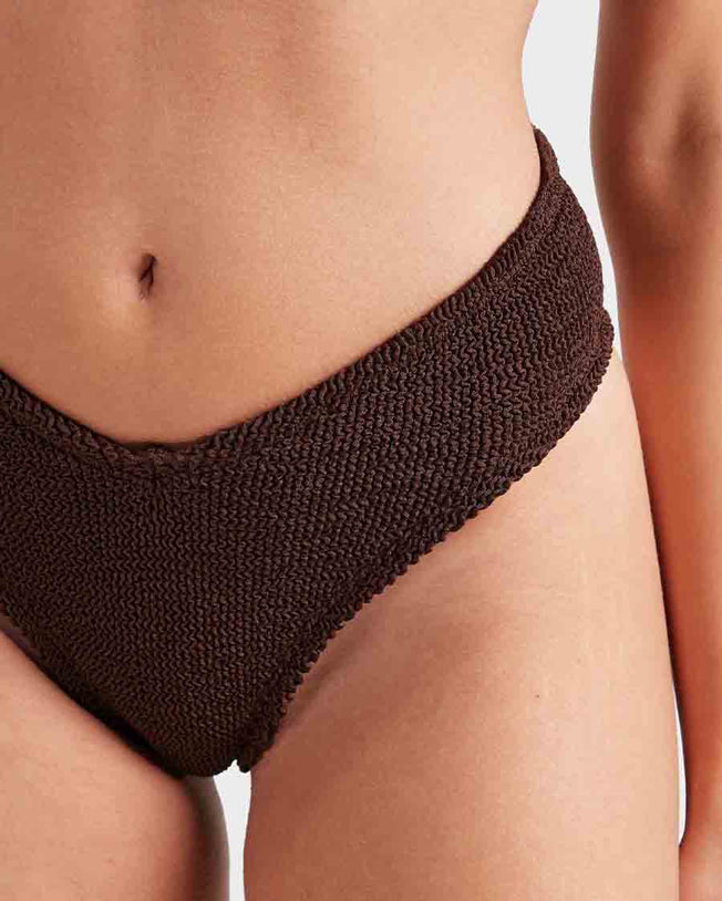 Angel Metallic Chocolate Bikini Set