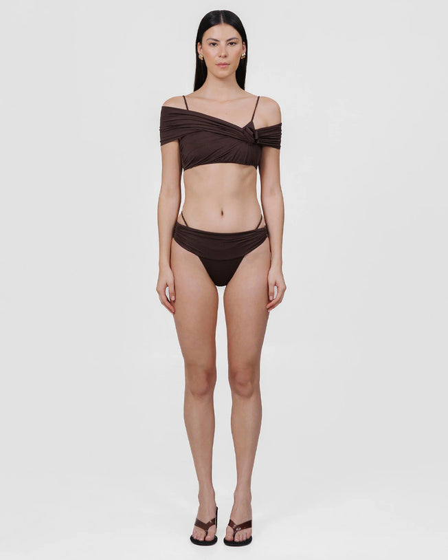 Aria Two-Piece Bikini Set in Habano