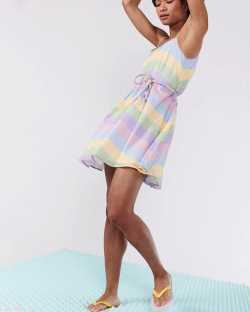Babette Soft Serve Stripe Mini Dress