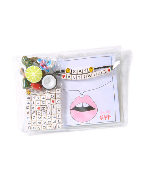 Say Anything DIY Bracelet Set Kit - Tropical Vacation - Black