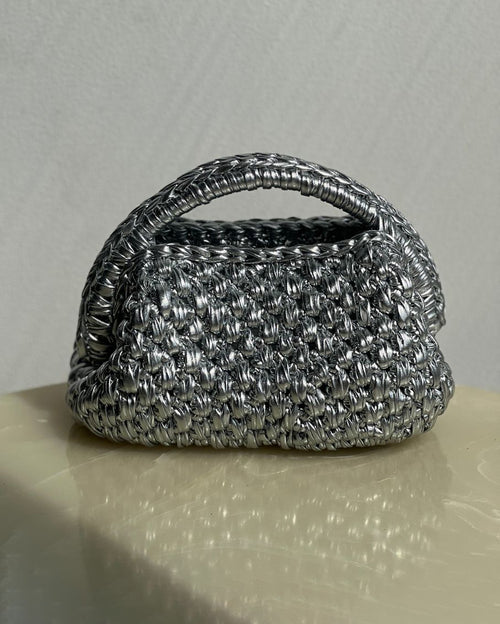 Basket Bag Silver