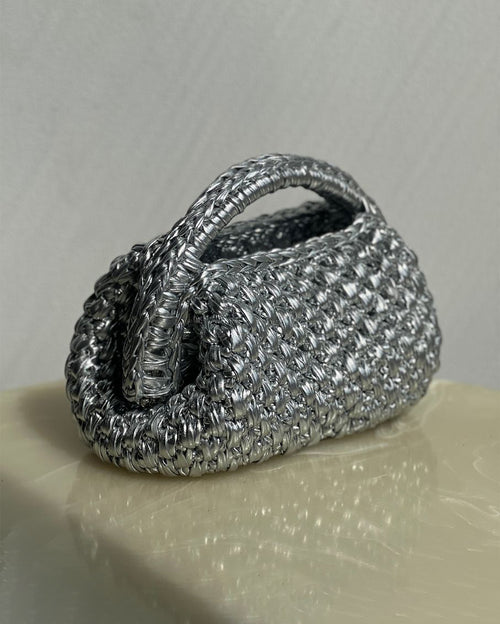 Basket Bag Silver