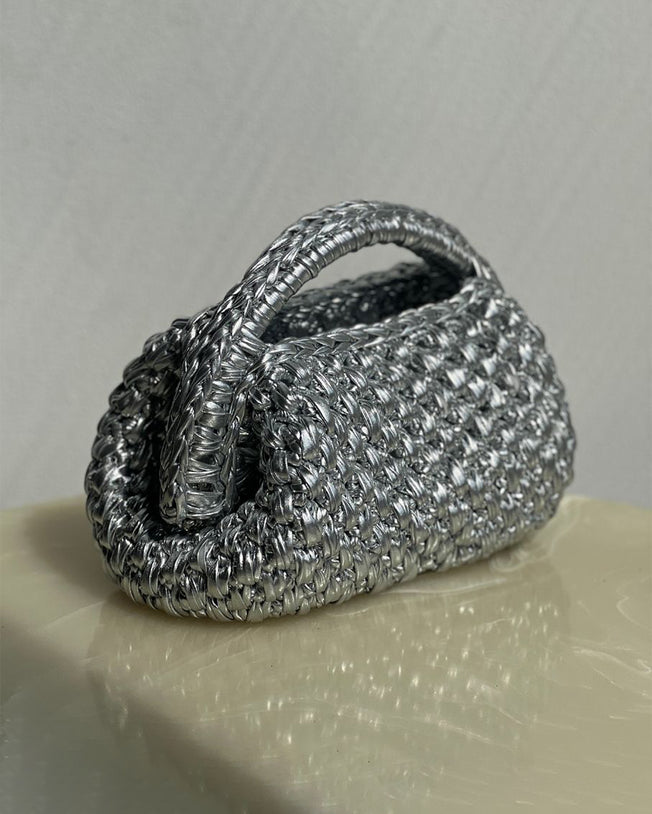 Basket Bag Silver
