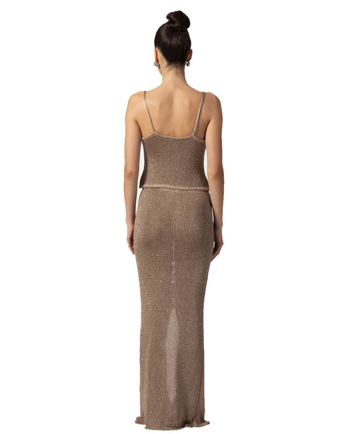 Bruna Cappuchino Top and Skirts Set