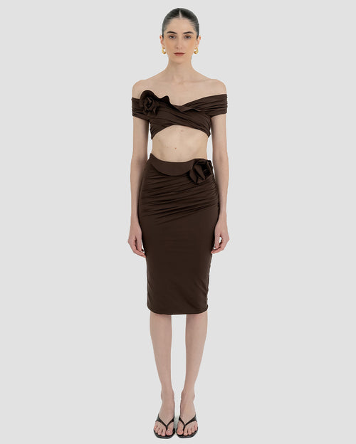 Caro Top and Skirt in Fig