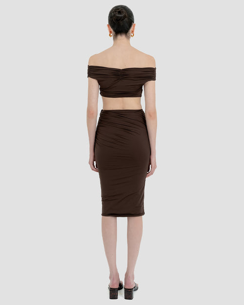 Caro Top and Skirt in Fig