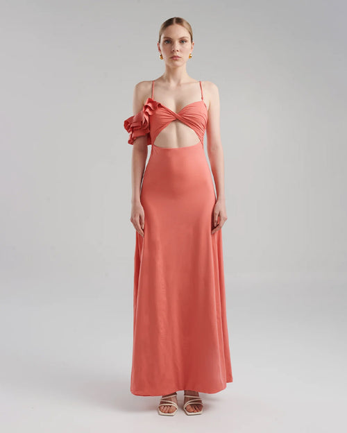 Cavalieri Tropical Pink Long Dress