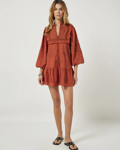 Chaskav Mini Dress Arabian Spice