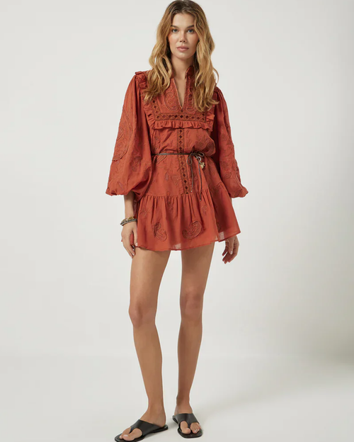 Chaskav Mini Dress Arabian Spice