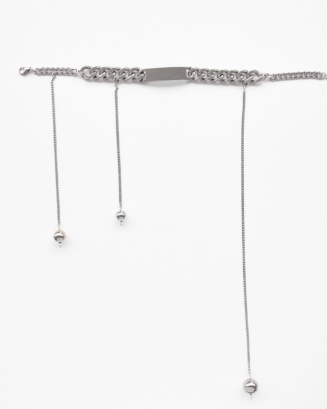 Checkmate Necklace Silver