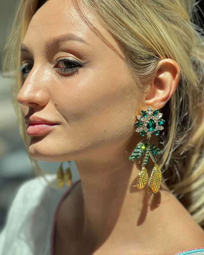 Citronier earrings