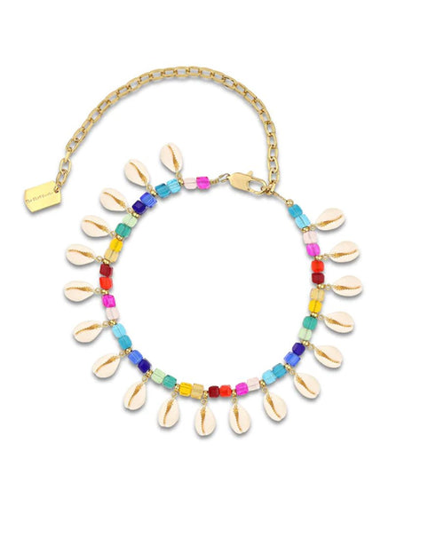 Multi color neon is the answer necklace