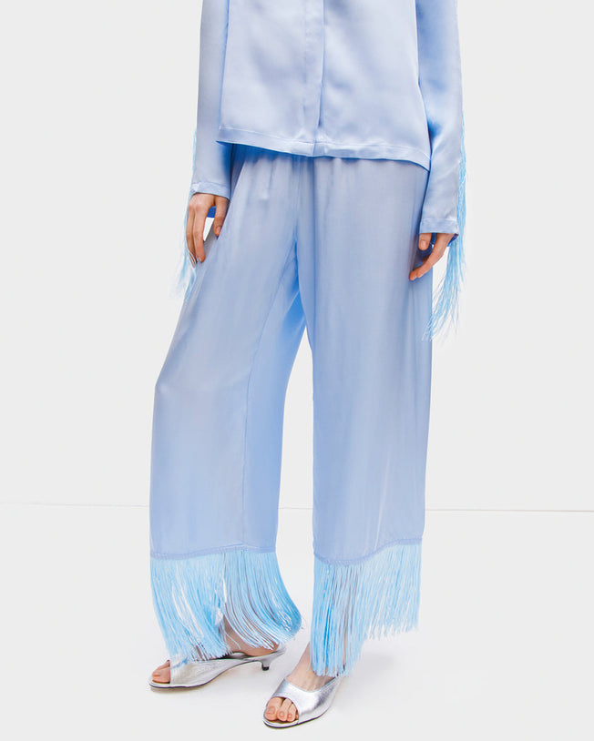 Cosmic Cowboy Fringed Set in Blue