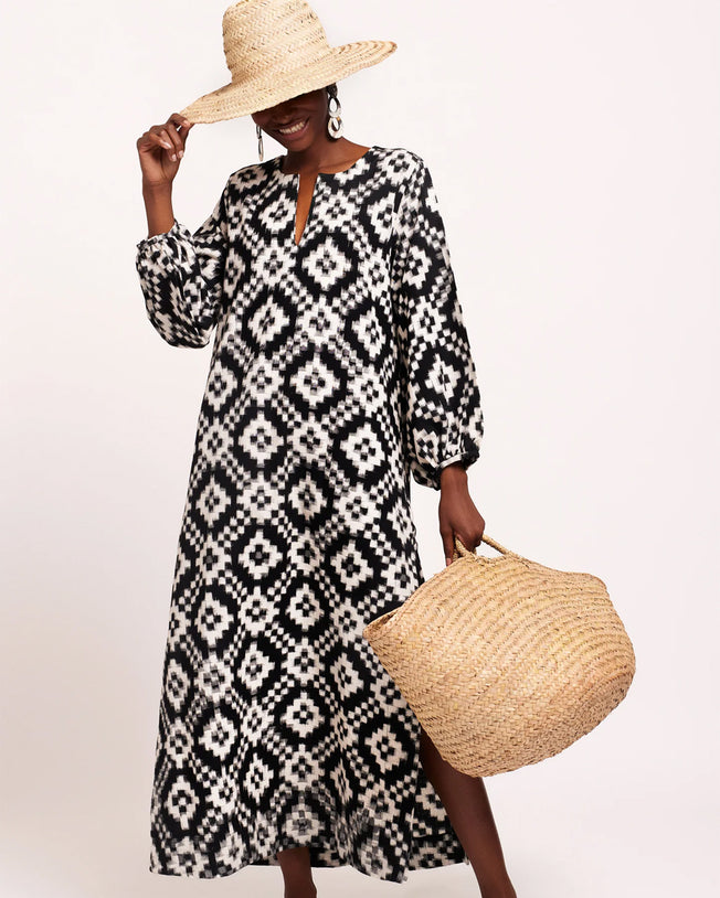 Dorcas Black Kaftan