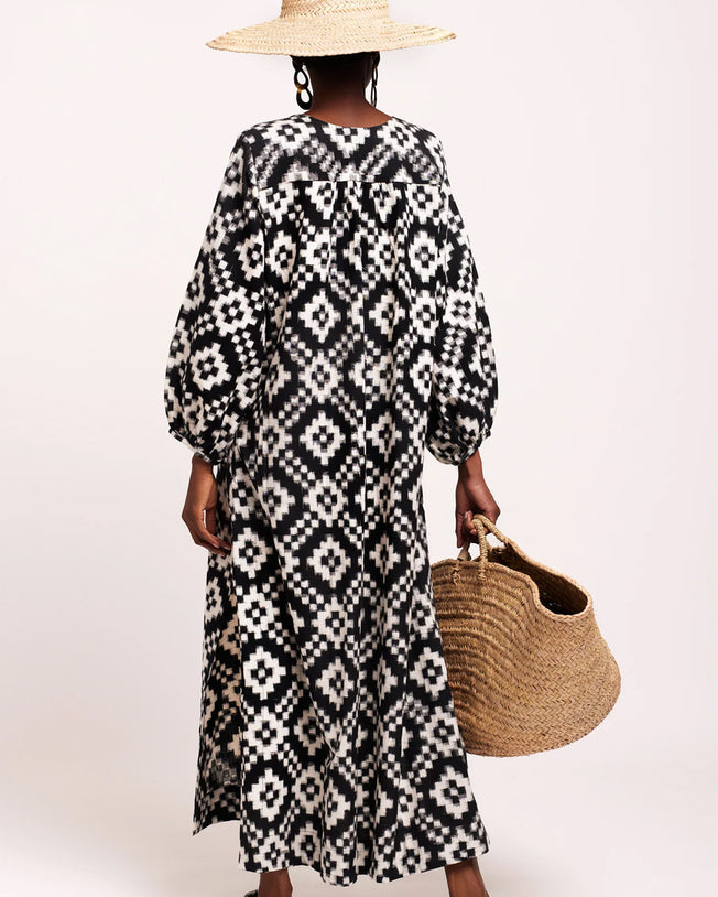 Dorcas Black Kaftan