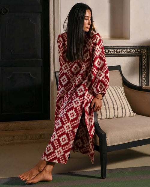 Dorcas Red Kaftan