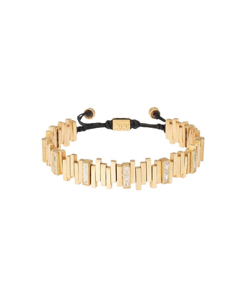 Drumstick heartbeat bronze bracelet