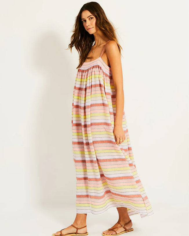 Eda Slip Long Dress Meskel Citron