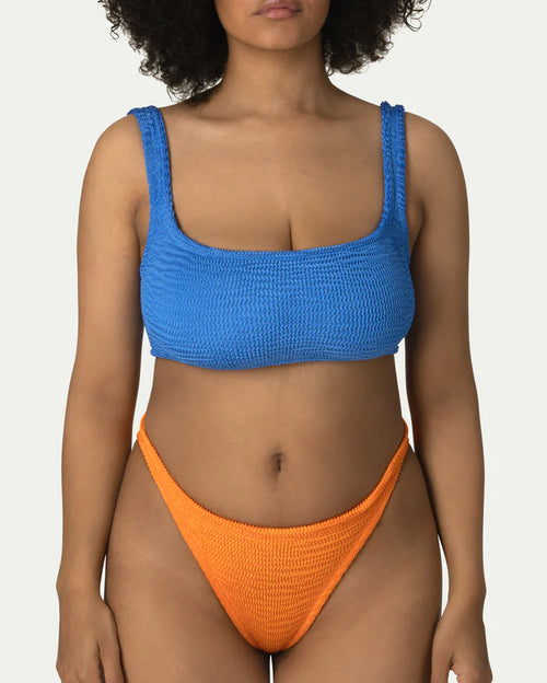 Emily Two Piece Bikini Set in Azure Orange