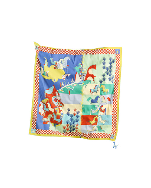 Equine Harmony Printed Cotton Scarf 137cm