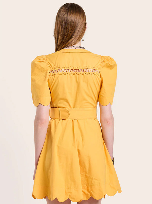 Euphoria Short Dress Warm Sun
