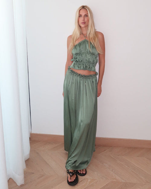 Eva Top and Cindy Skirt Mint Set