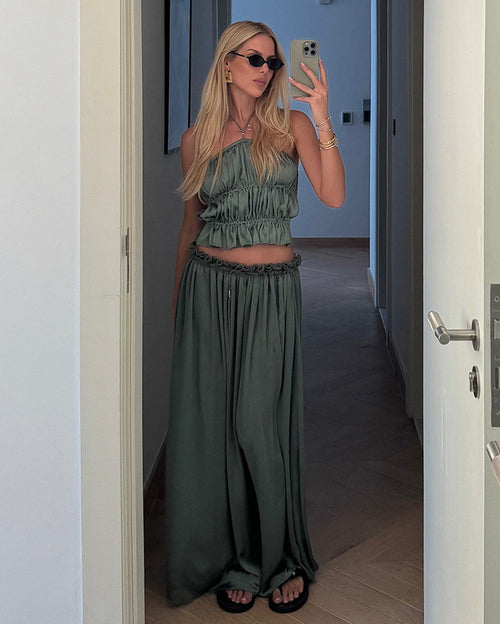 Eva Top and Cindy Skirt Mint Set