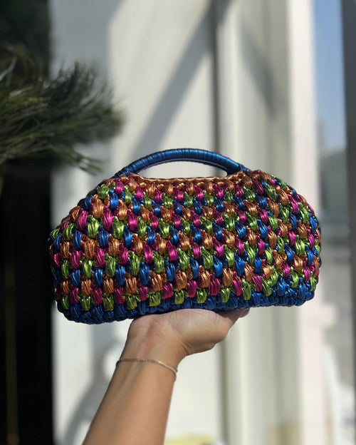 Four-Color Grand Galactica Metallic Rope Rectangular POBG Bag