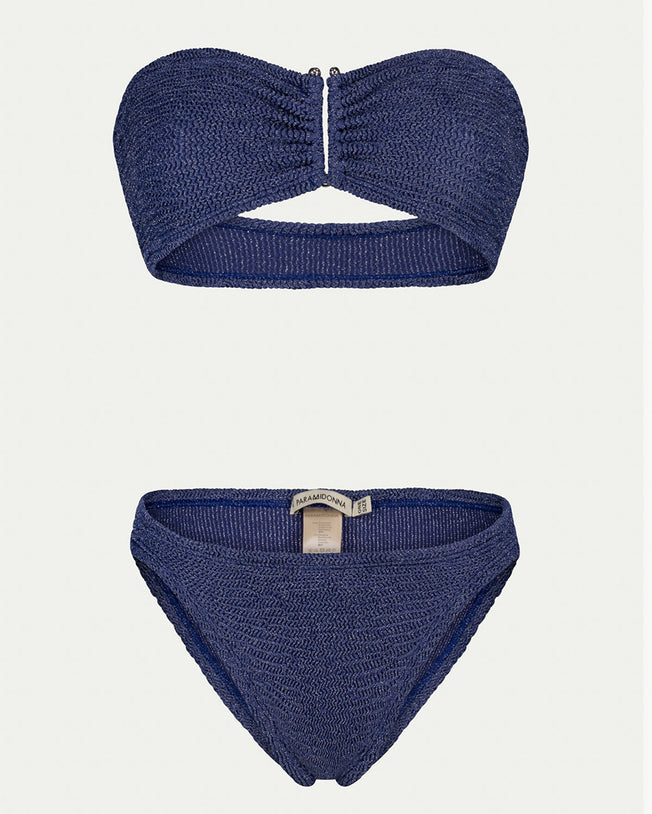 Frida Navy Lurex Bikini Set