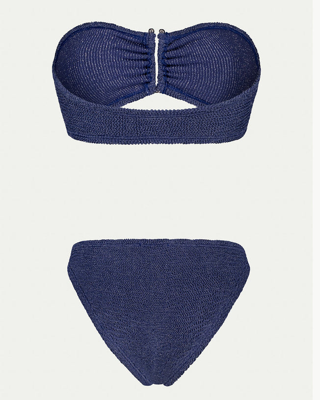 Frida Navy Lurex Bikini Set