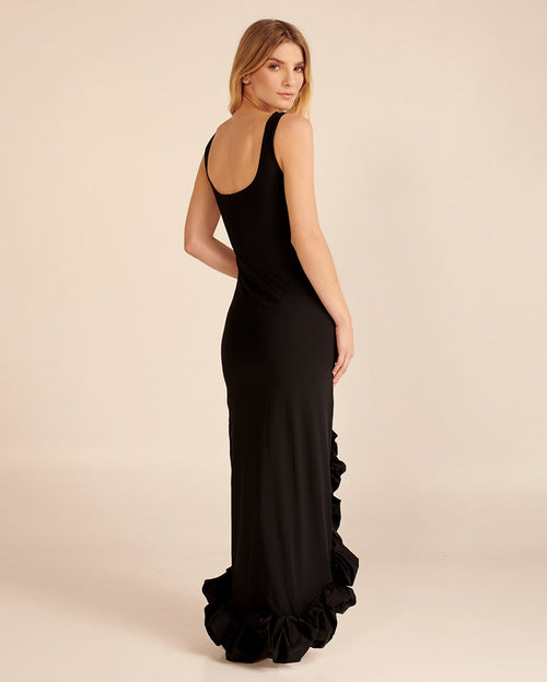 Garita Sleeveless Maxi Dress Black