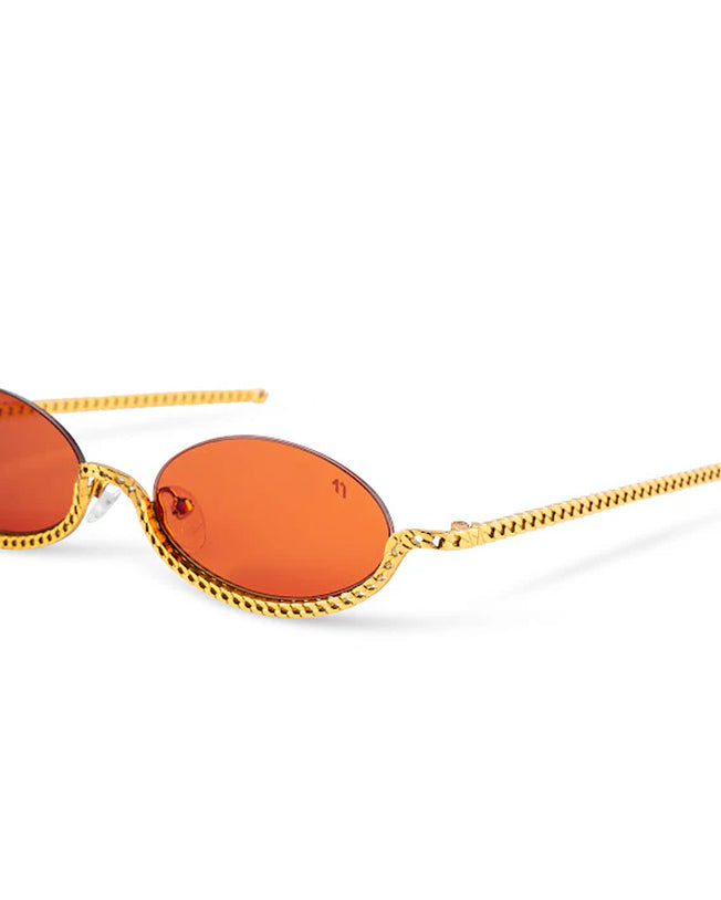 Gaga Gold Ruby Sunglasses