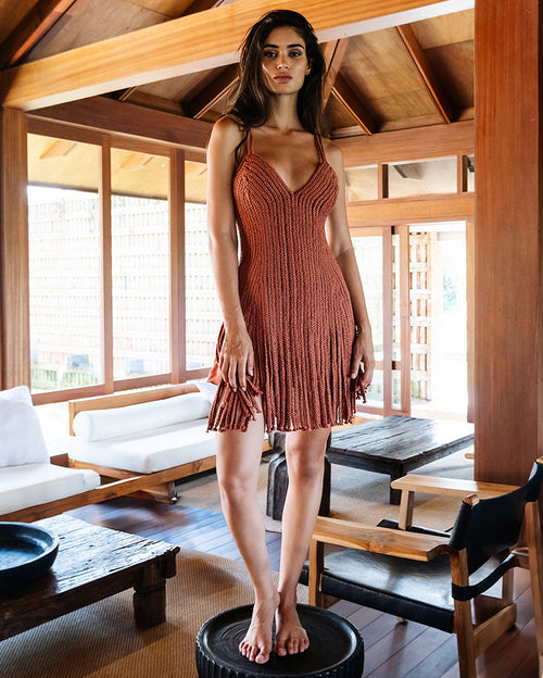Gaia Sunset Mini Dress