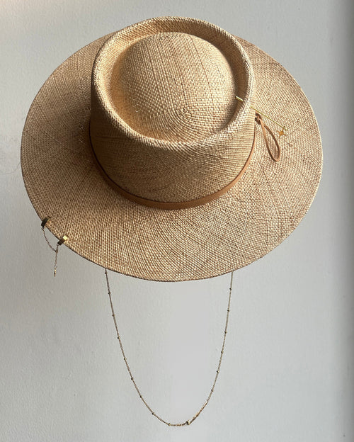 Gambler Star New Beige Panama Hat