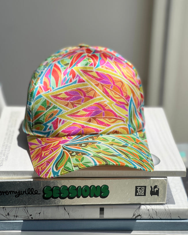 Garden Flower Silk Cap