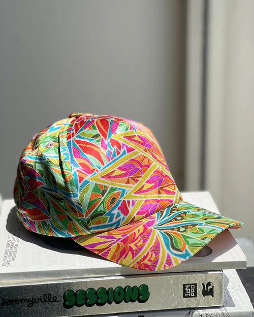 Garden Flower Silk Cap