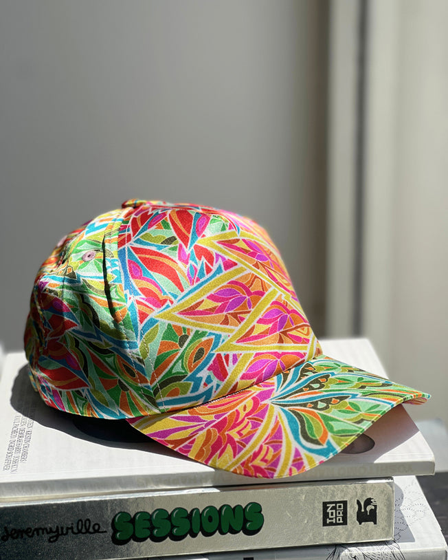 Garden Flower Silk Cap